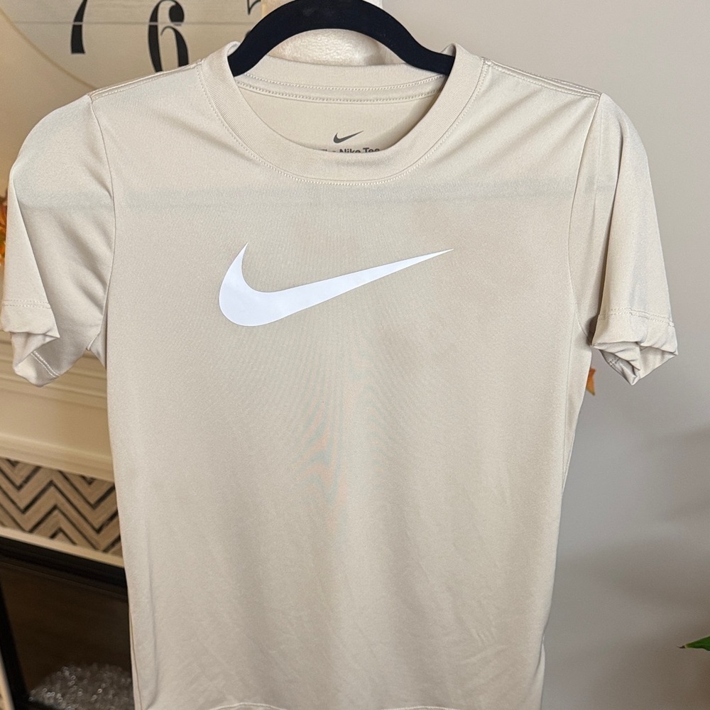 Nike Kids Beige Short Sleeve Tee